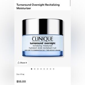 Clinique Turnaround Overnight Revitalizing Cream